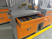 Armoire à outils robuste de haute qualité, poste de travail en acier, banc de rangement d'outils pour ligne de production et maintenance