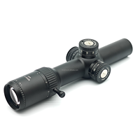 Lunette optique OEM ODM 1-10X28FFP Lpvo avec éclairage rouge, tube de 34 mm en alliage d'aluminium, 12 réglages de luminosité, accessoires de chasse