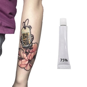 ผู้ผลิตมืออาชีพผลิตสีสักคุณภาพสูง 10G 30G 50G สำหรับการสักถาวร ครีมสีขาวสำหรับสัก 75% - Product Image 4