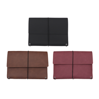 En gros, Prêt à l'emploi, 5 couleurs, Housse de carnet A5 en cuir PU, Étui de journal rechargeable avec sangle élastique, Couverture de livre