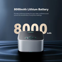 Haut-parleur de conférence à prise vocale à TEVO-360 ° avec connexion Bluetooth/sans fil/USB pour les réunions