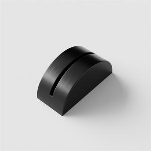 Portatarjetas Semicircular Simple y Bonito, Soporte de Mesa de Latón Pesado para Tarjetas Postales, Exhibición de Fotos, Papelería Personalizada para Tienda de Oficina - Product Image 1