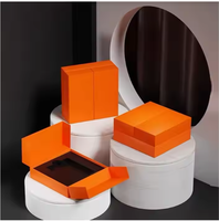 Scatola Personalizzata Mini Lusso Eco-Friendly Riutilizzabile Riciclabile Rigida con Coperchio Ribaltabile Doppia Apertura Magnetica Fodera in Velluto Logo Personalizzato
