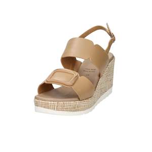 Sandalo con zeppa da donna Fashion Studio 51229-E5 Bianco - Product Image 2