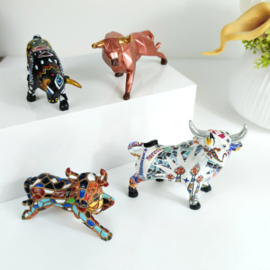 Figura de Ángel Toro Español de Resina Ecológica Hecha a Mano con Diseño de <span class=keywords><strong>Mosaico</strong></span> Gaudí, Regalo Coleccionable de Souvenir, Decoración Resistente para el Hogar - Product Image 1