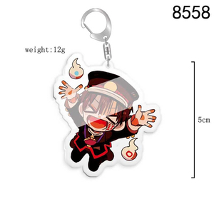 Llavero de anime Toilet Bound, llavero acrílico de dibujos animados de <span class=keywords><strong>Hanako</strong></span> <span class=keywords><strong>Kun</strong></span>, Yashiro Nene, Minamoto Kou, decoración para bolsos, regalos al por mayor - Product Image 5