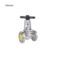 Válvula de Globo KLION RTS WJ41 SS304 316 con Sello de Fuelle y Control Manual PN16 PN25, para Aceite Caliente, Vapor y Agua a Alta Temperatura DN15