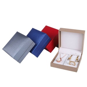 Factory Direct Leatherette Paper Jewelry Set <b>Box</b> Ring <b>Earrings</b> Necklace Three-piece Fashion Jewelry <b>Gift</b> <b>Box</b> for Valentine's Day - Product Image 4
