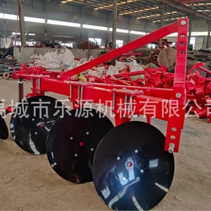 Disc Plough 3 <b>Row</b> Red Farm Cultivator High Productivity <b>Machinery</b> - Product Image 2