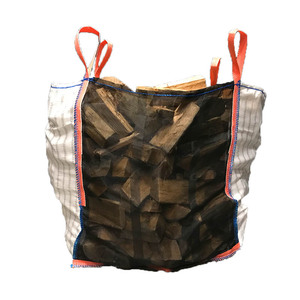 Sac Jumbo en PP tissé ventilé haute résistance, sac en vrac FIBC en maille respirante pour le <span class=keywords><strong>transport</strong></span> de <span class=keywords><strong>bois</strong></span> de <span class=keywords><strong>chauffage</strong></span> et le stockage extérieur des bûches - Product Image 1