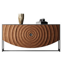 Table basse en bois massif Timberight, style normcore italien, personnalisable, style moderne, meubles de salon écologiques
