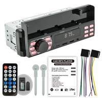 1din autoradio MP3 FM Type-c Chargement 7 lumières de couleur AI voix support de téléphone voiture stéréo TF USB télécommande lecteur de voiture