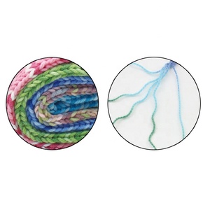 5ply เส้นด้ายฝ้ายแฮนด์เมดโครเชต์นมผสมเส้นด้ายถักสำหรับผ้าพันคอ - Product Image 4