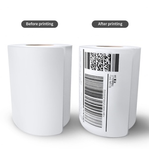Étiquettes thermiques personnalisées vierges 4x6 pour expédition, rouleau géant auto-adhésif, prix usine - Product Image 1