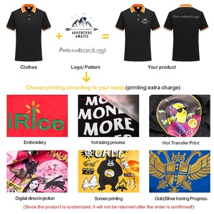 Polo da uomo classica Slim Fit corta con Logo personalizzato in cotone/poliestere Jersey per allenamento estivo in tinta unita Unisex - Product Image 4