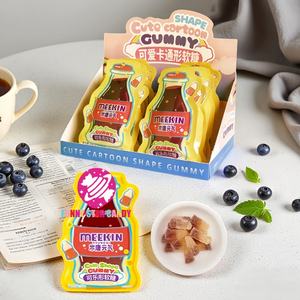 China Fábrica Cola Forma Caramelos Suaves Yummy Snacks Custom Sweets Soda Sabor Sugar Coated Mini Gummy - Product Image 2