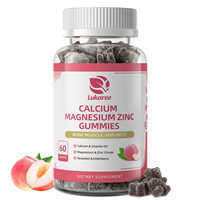 Calcium D3 Magnesium Zink Gummy Supplement Groothandel Aangepaste Formule White Label OEM ODM Fabrikant 60 stuks