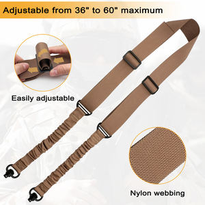 ซองหนังสติ๊กแบบพกพาสำหรับล่าสัตว์2จุดปรับได้สายไนลอนทนทานตะขอโลหะปล่อยเร็ว QD - Product Image 4