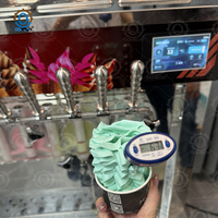 QDMECH modèle 2025 Standtop machine à crème glacée molle 7 saveurs vente chaude Machine à crème glacée commerciale nouveau pour le lait