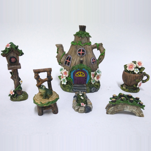 Artesanías de resina de jardín de hadas para mejorar tu espacio al aire libre con toque de fantasía mágica - Product Image 1