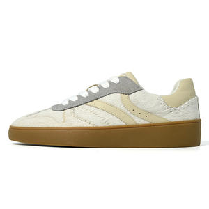 Zapatos Casuales Minimalistas Beige para Mujer, Logotipo Personalizado, MOQ Bajo, Zapatillas Transpirables con Cordones, Zapatos de Moda Color Nude - Product Image 4