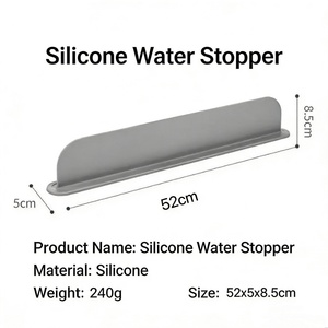 8.5cm haut étanche bouchon ustensiles Splatter écran protecteur pour cuisine lavabo, évier de cuisine en silicone anti-éclabouss - Product Image 2