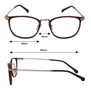 Nouveau Modèle Chine Pas de Lentille Femmes <span class=keywords><strong>Rouge</strong></span> Carré Lunettes Montures De Lunettes En Plastique - Product Image 3