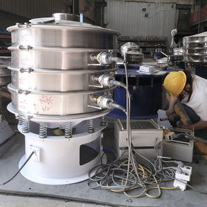 Stainless steel ultrasonic vibrating screen for <b>graphite</b> <b>powder</b> - fine anti-static rotary vibrating screen - Product Image 2