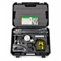 Kit de niveau laser auto-nivelant vert à 16 lignes pour une utilisation en intérieur et en extérieur avec trépied de 1 m