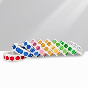 Custom Scratch Off Sticker Roll 12mm Round Holographic Scratch off Adesivos Holograma Etiquetas para Fazer Surpresa Recompensa Cartões - Product Image 2