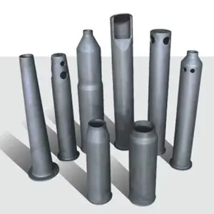 Silicon Carbide Ceramic Sic Nozzle Burner Tubes For Rbsic Flame Tube