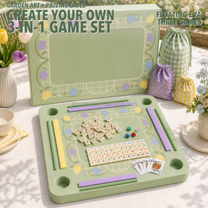 Mesa <span class=keywords><strong>de</strong></span> Mahjong Flotante para Brunch <span class=keywords><strong>de</strong></span> Primavera, Tapete <span class=keywords><strong>de</strong></span> Espuma EVA, Alfombrilla Multijuego para Mahjong Americano, <span class=keywords><strong>Rummy</strong></span> y <span class=keywords><strong>Cartas</strong></span> Impermeables - Product Image 1