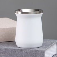 Ensemble de tasses à maté en acier inoxydable à double paroi avec logo personnalisé, tasse à maté originale de 8 oz, pailles métalliques, cadeaux d'affaires