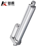 Aktuator Listrik 24v Heavy Duty 600mm Naik Turun, Aktuator Linear Pengangkat 500mm 100mm IP65 Tahan Air untuk Jendela DC 1000n 12v /24v