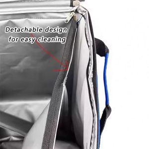 Promotional 600D Waterproof <b>Rolling</b> Insulated Trolley Picnic Bag Multi-Functional Foldable Thermal Cooler <b>Backpack</b> - Product Image 3