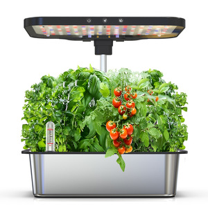 Smart Hydroponic Growing System with LED Plant <strong>Grow</strong> Light Indoor Herb Vegetable Cultivation <strong>Kit</strong> - Product Image 2