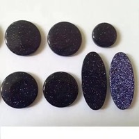 Saxophone Natural Blue Sandstone Buttons 9 Pcs Set Musical Instrument