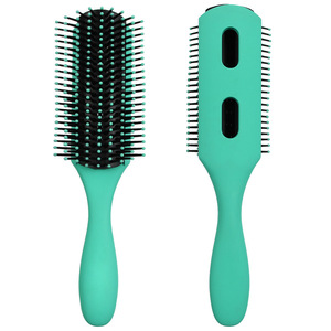 Brosse à <span class=keywords><strong>cheveux</strong></span> à 9 rangées pour hommes et femmes, longue, fine et épaisse, <span class=keywords><strong>cheveux</strong></span> secs ou humides, sans statique et résistant à la chaleur, brosse à <span class=keywords><strong>cheveux</strong></span> démêlante. - Product Image 6