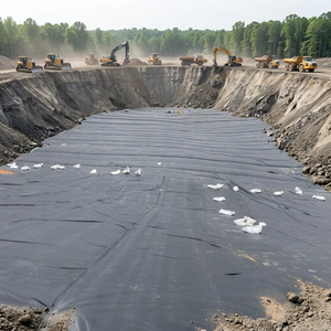 Feuilles de géomembrane HDPE anti-UV de 1,0 mm/1,5 mm – Revêtements durables et écologiques pour fermes piscicoles, fermes crevettières et bassins de fumigation en empilage - Product Image 3