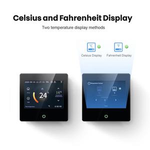 Thermostat intelligent WiFi Tuya, écran tactile, chauffage au sol électrique, chaudière à eau/gaz, contrôleur de température à distance - Product Image 3