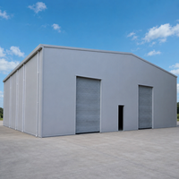 Fabricant d'entrepôts à structure métallique – Bâtiment de garage en acier à travée libre avec intérieur ouvert pour stationnement flexible et usage d'atelier