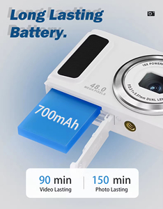 High-resolution Retro-style 4K Pocket Digital Camera, 48MP Shooting Video Resolution. - Product Image 6