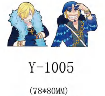 Autocollants lenticulaires 3D dynamiques de l'anime Chopper <span class=keywords><strong>Nami</strong></span> Straw Hat Pirates, <span class=keywords><strong>Luffy</strong></span> One Piece - Product Image 4