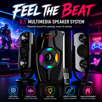 ODM Hifi Surround sans fil musique Woofer TV théâtre haut-parleur BT 2.1 CH multimédia USB Home cinéma système de haut-parleurs avec Subwoofer