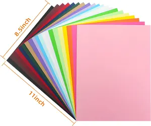 160 그램 200 그램 250gsm 300gsm A4 A3 인쇄 컬러 매트 종이 DIY 공예 카드 재고 종이 시트 컬러 Cardstock