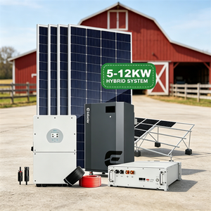 Kit Complet ESSLUCKY : Système Hybride de Stockage d'Énergie Solaire avec Contrôleur MPPT et Batterie 10KW pour Alimentation Réseau - Product Image 2