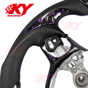 Accesorios interiores para Toyota86 GR86 GT86 GR Sport TRD, volante personalizado de fibra de carbono con pantalla LED para Subaru BRZ - Product Image 2