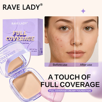Fond de teint crème compact avec couvercle à clapet, fond de teint solide portable, fini mat naturel, fond de teint correcteur
