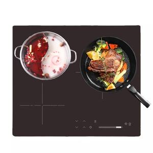 Cocina de Inducción de 3 Quemadores, 220V, Placa de Inducción de Cerámica Negra, Personalizable OEM - Product Image 1