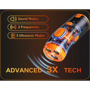 TecnoDog Repelente Ultrasónico para Perros, Recargable, Portátil, para Exteriores, Campamento, Entrenador de Mascotas, Morado, Verde, Naranja, Modelo TD 0001 - Product Image 3